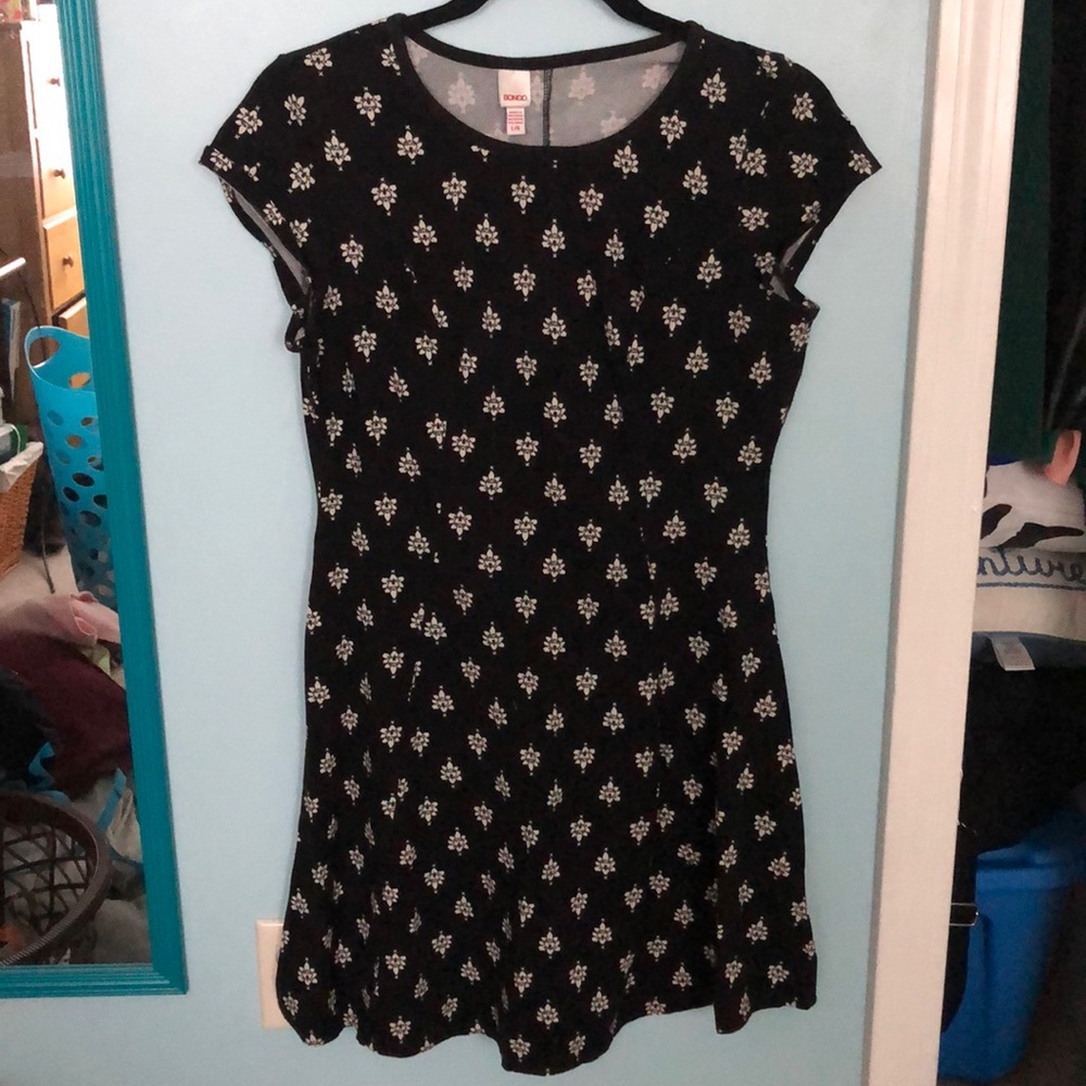 Bingo Black Detailed Sun Dress
